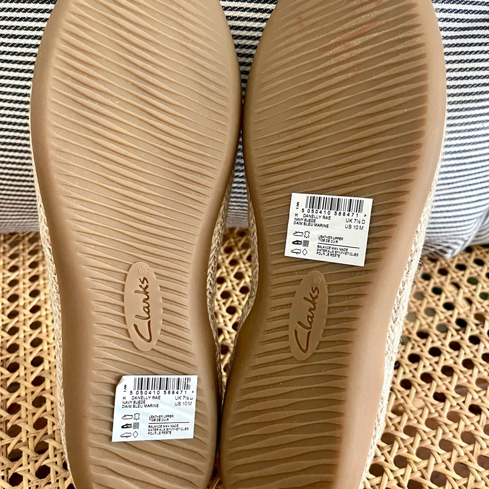 Clarks Women’s Leather Slip-Ons NWOB - Picture 7 of 9